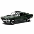 Carro Greenlight Ford Mustang Gt 1968 Escala 1/43 - Steve Mcqueen Bullitt