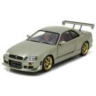 Carro Greenlight Nissan Skyline Gt-r R34 Jd 1999 Escala 1/18 - Verde