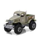 Carro Greenlight Military Pickup Truck Sgt Rock 1941 Escala 1/64 - Verde