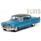 Carro Greenlight Cadillcac Fleetwood Elvis Presley 1955 Escala 1/64 - Azul