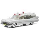 Carro Greenlight Cadillac Ambulance 1959 Escala 1/18 - Branco