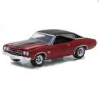 Carro Greenlight Chevrolet Chevelle 1970 Escala 1/64 - Vermelho