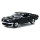 Carro Greenlight Ford Mustang Boss 1969 Escala 1/64 - Preto