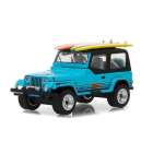 Carro Greenlight Jeep Surf 1987 Escala 1/64 - Azul