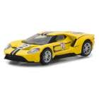 Carro Greenlight Ford Gt 2017 Yellow Escala 1/64 - Amarelo