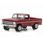 Carro Greenlight Ford F-100 1969 Escala 1/64 - Vermelho