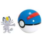 Boneco Tomy Pokemon Alolan Meowth+super Bola T19125