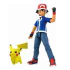 Boneco Tomy Pokemon Ash + Pikachu T18516