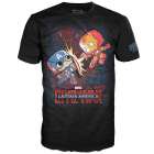 Camiseta Funko Pop Tees Marvel: Civil War Fight - Tamanho Gg