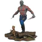 Esttua Diamond Select Marvel Gallery Guardians Of The Galaxy Vol. 2 - Drax And Groot