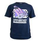 Camiseta Bwd-78015 Super Nintendo Blue  - P
