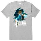 CAMISETA THE LEGEND OF ZELDA BREATH OF THE WILD CINZA - TAMANHO P