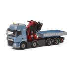 CAMINHAO WSI DAF CF SPACE CAB 8X4 FASSI 1100 JIB B.BOX - 04-1164 ESCALA 1/50