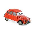 Carro Norev Citroen 2cv 6 - 1972 - Escala 1/18 - Vermelho Rio