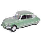 Carro Norev Citroen Ds 23 Pallas 1972 - Escala 1/64 - Verde Metlico
