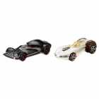 CARRO HOT WHEELS - KIT 2IN1 STAR DARTH VADER VS LEIA