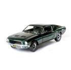 Carro Greenlight Ford Mustang Steve Mcqueen Green - Escala 1/18 -  12822