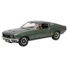 Carro Greenlight Ford Mustang Mcqueen Driving - Escala 1/18 - 1968 - Green 12938