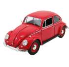 Carro Greenlight Volkswagen Beetle - Escala 1/18 - 1967 - Candy Apple Red 13511