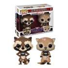 Funko Pop Marvel Guardians Of The Galaxy Rocket And Lylla 2 Pac