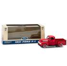 Carro Greenlight Ford F-1 - Escala 1/43 - 1951 - Coral Flame   86316