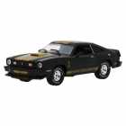 Carro Greenlight Ford Mustang Cobra Ii - Escala 1/43 - Black/gold - 1977 86319