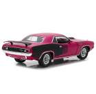 Carro Greenlight Plymouth Hemi Cuda 60 Seconds - 2000 - Escala 1/18 - Rosa 18010