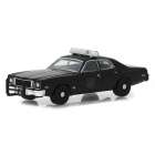 Carro Greenlight Plymouth Bandit Police - Escala 1/64  - Preto Furioso 27960-d