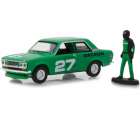 Carro Greenlight Datsun 510 C/race Car Driver 1970 - Escala 1/64