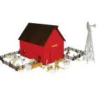 Fazenda Ertl Farm Country Western Barn Playset Ranch - Escala 1/64 12278