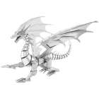 Miniatura de Montar Metal Earth - Iconx - Silver Dragon Icx023