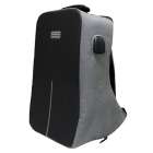 Mochila Anti-furto Atacado Collections - Preto Com Cinza