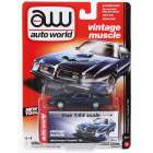 CARRO AUTO WORLD - PONTIAC FIREBIRD BLUE AW64032A - ANO 1975 - ESCALA 1/64