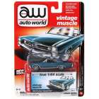 CARRO AUTO WORLD - PONTIAC GRAND PRIX   AW64032A - ANO 1964 - ESCALA 1/64