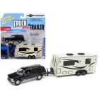 Carro Johnny Lightning Truck And Trailer - Chevy Tahoe Jlbt007a - Ano 1997 - Escala 1/64