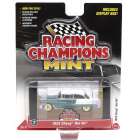 CARRO RACING CHAMPIONS - CHEVY BEL AIR RC002A VERDE E BRANCO - ANO 1955 - ESCALA 1/64