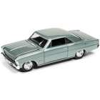 CARRO RACING CHAMPIONS - CHEVY NOVA RC002B PRATA - ANO 1966 - ESCALA 1/64