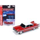 CARRO AUTO WORLD - PLYMOUTH FURY CHRISTINE  AWSS6401 - ANO 1958 - ESCALA 1/64