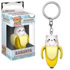 Chaveiro Funko Pocket Pop Keychain Bananya Bananya