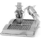 Miniatura de Montar Metal Earth - The Old Man And The Sea - Book Sculpture Mms117