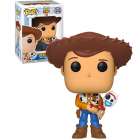 Funko Pop Disney Toy Story 4 Exclusive - Sheriff Woody Holding Forky 535