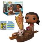 Funko Pop Disney Rides Exclusive Sdcc 2019 - Moana And Pua On Boat 62