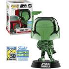 Funko Pop Star Wars Exclusive Sdcc 2019 - Boba Fett Chrome Green 297