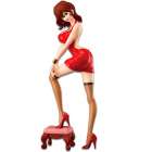 Esttua Banpresto Lupin The Third Glitter And Glamours - Fujiko Mine (red Dress) 0539