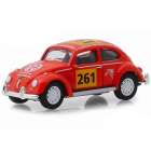 Carro Greenlight La Carrera Panamericana 261 Rally 1954 Mexico - Classic Volkswagen Beetle - Escala 1/64 (13240-a)