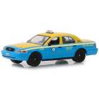 Carro Greenlight Hobby Exclusive - Ford Crown Victoria 2011 Checker Cab Los Angeles - Escala 1/64 (30055)