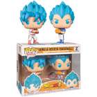 Bonecos Funko Pop Dragon Ball Super - Goku & Vegeta Baseball 2pack