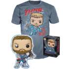 Box Funko Pop Tees Marvel Avengers Endgame - Thor Glow + Camiseta
