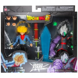 Boneco Bandai Dragon Stars Dragon Ball Super - Super Saiyan Future Trunks Vs Fusion Zamasu