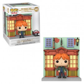 Funko Pop Harry Potter - Ron Weasley With Quality Quidditch Supplies 142 (deluxe)